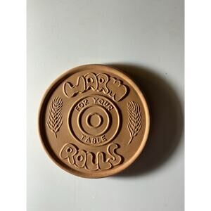 Frankoma Pottery Bun Warmer 250 Desert Gold Trivet Warm Rolls for Your Table